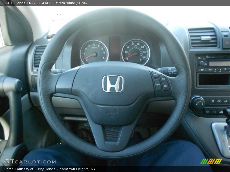 Taffeta White / Gray 2010 Honda CR-V LX AWD