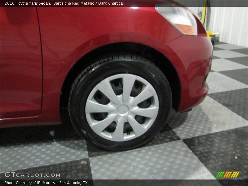 Barcelona Red Metallic / Dark Charcoal 2010 Toyota Yaris Sedan