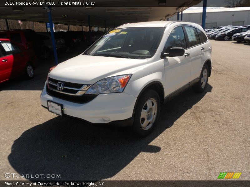Taffeta White / Gray 2010 Honda CR-V LX AWD