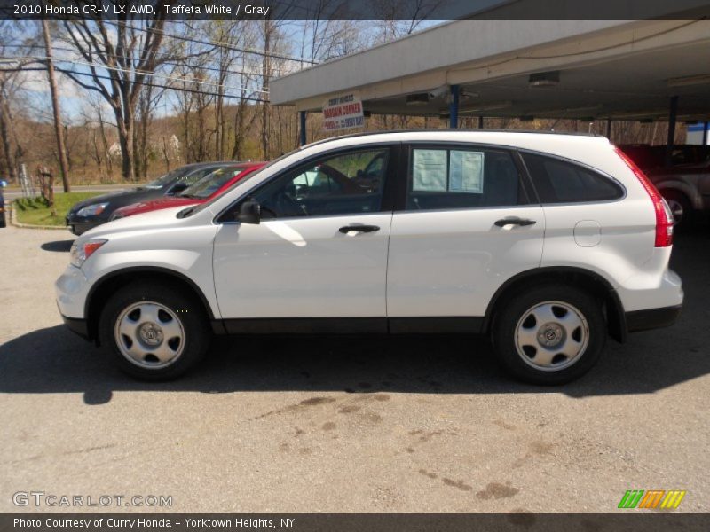 Taffeta White / Gray 2010 Honda CR-V LX AWD