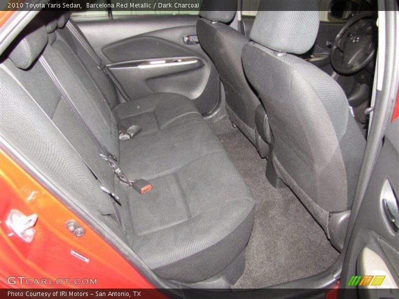 Barcelona Red Metallic / Dark Charcoal 2010 Toyota Yaris Sedan