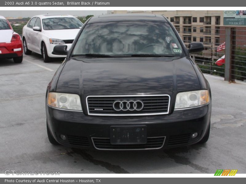 Brilliant Black / Platinum 2003 Audi A6 3.0 quattro Sedan
