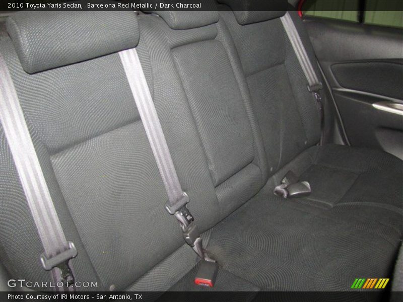 Barcelona Red Metallic / Dark Charcoal 2010 Toyota Yaris Sedan