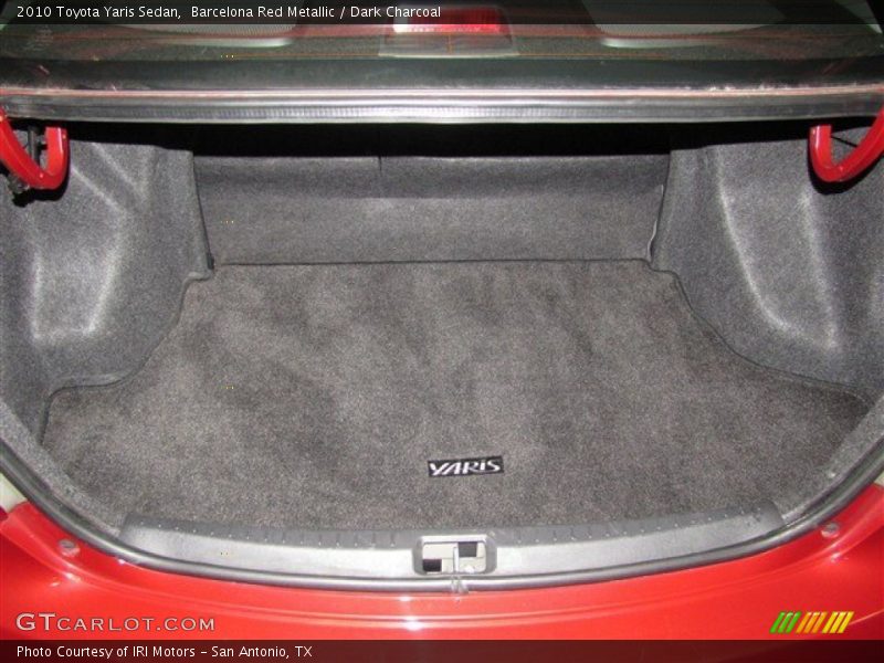 Barcelona Red Metallic / Dark Charcoal 2010 Toyota Yaris Sedan