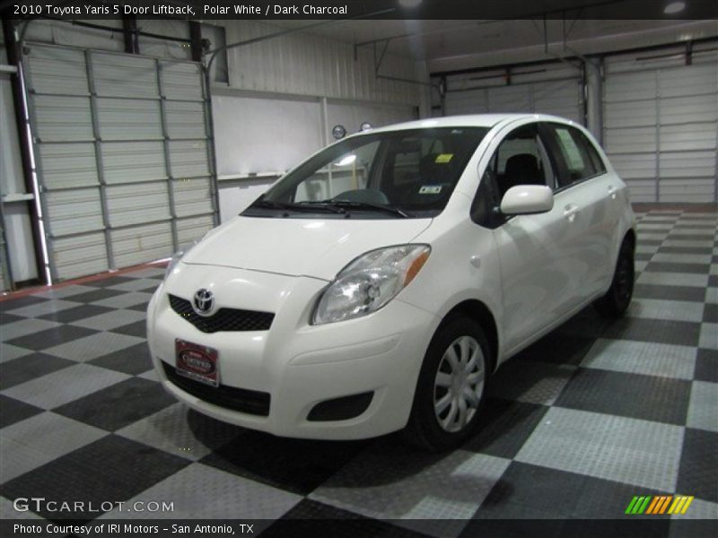 Polar White / Dark Charcoal 2010 Toyota Yaris 5 Door Liftback