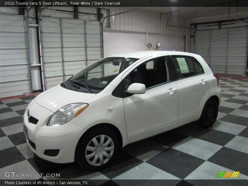 Polar White / Dark Charcoal 2010 Toyota Yaris 5 Door Liftback