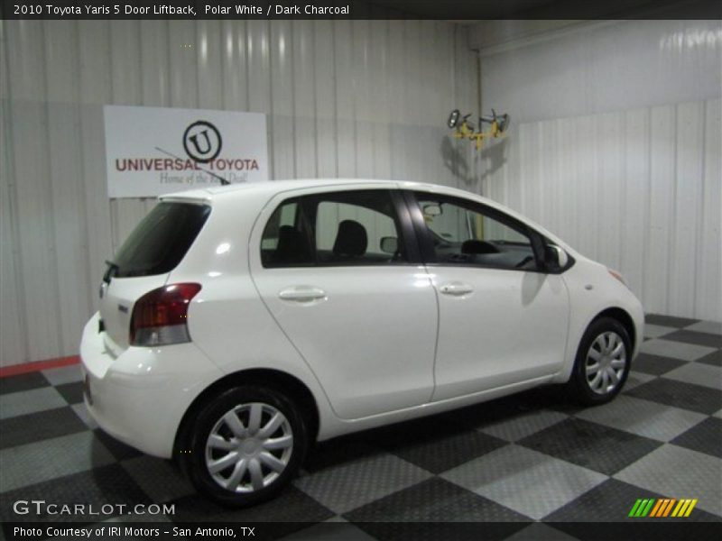 Polar White / Dark Charcoal 2010 Toyota Yaris 5 Door Liftback
