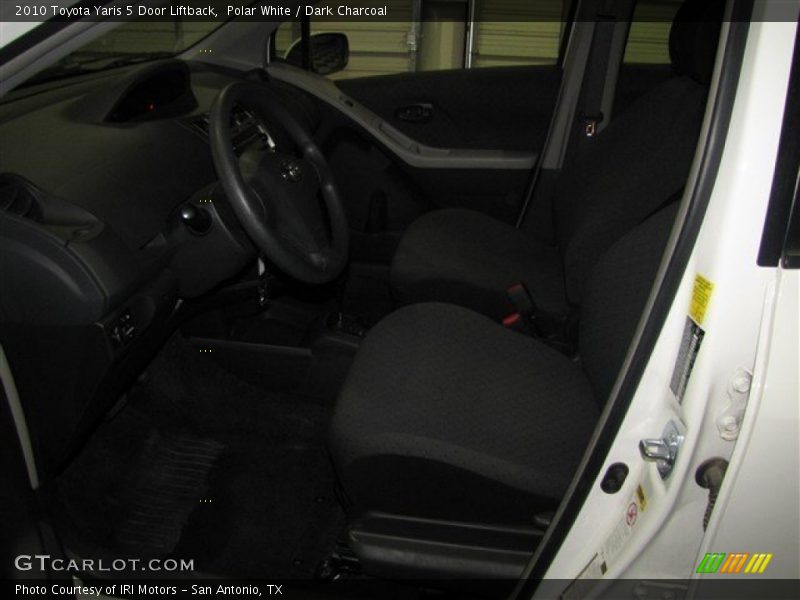 Polar White / Dark Charcoal 2010 Toyota Yaris 5 Door Liftback