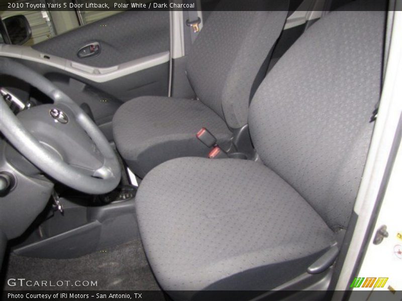 Polar White / Dark Charcoal 2010 Toyota Yaris 5 Door Liftback