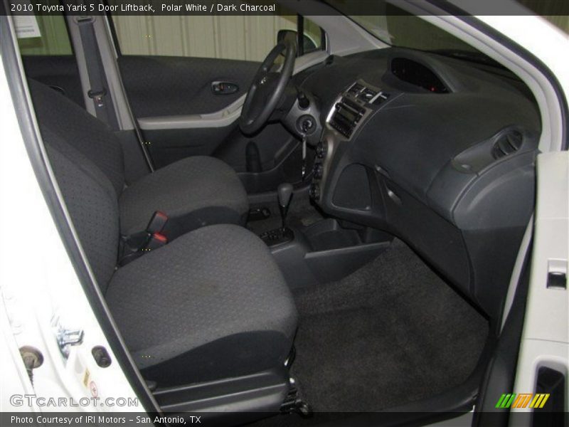 Polar White / Dark Charcoal 2010 Toyota Yaris 5 Door Liftback