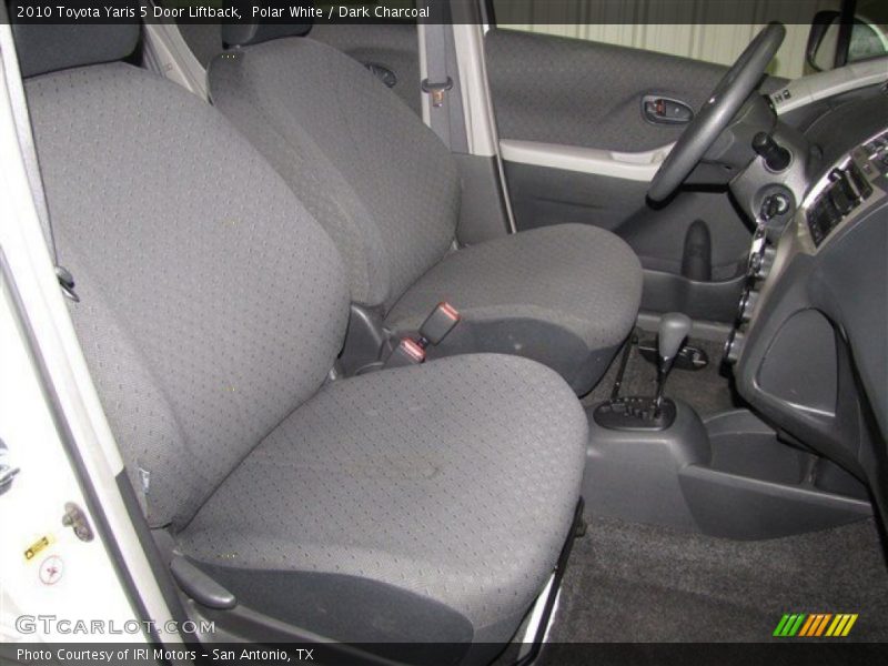 Polar White / Dark Charcoal 2010 Toyota Yaris 5 Door Liftback