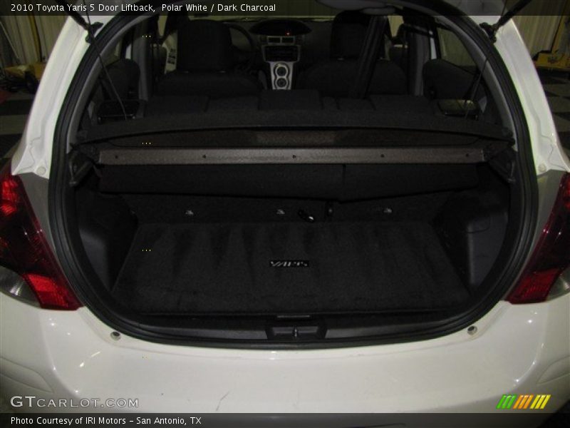 Polar White / Dark Charcoal 2010 Toyota Yaris 5 Door Liftback