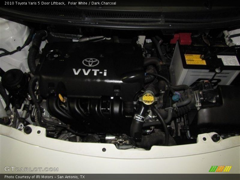 Polar White / Dark Charcoal 2010 Toyota Yaris 5 Door Liftback