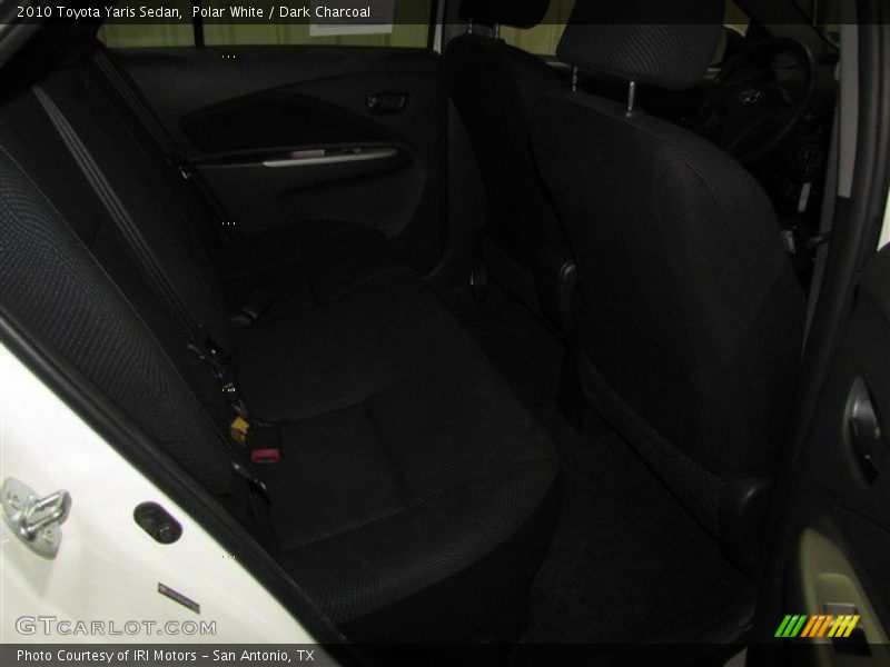 Polar White / Dark Charcoal 2010 Toyota Yaris Sedan