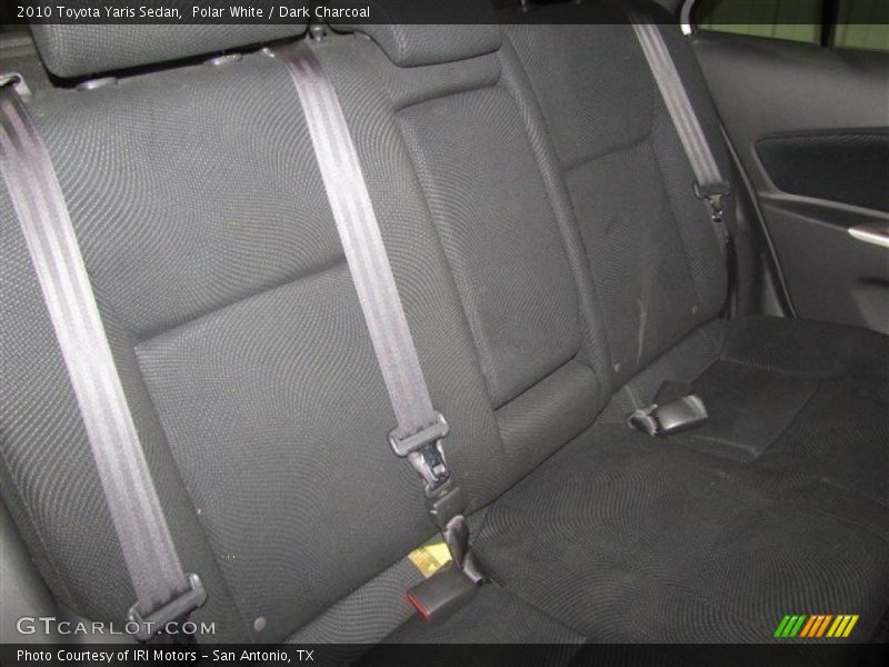Polar White / Dark Charcoal 2010 Toyota Yaris Sedan