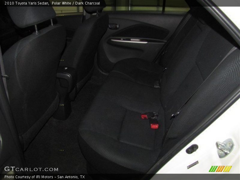 Polar White / Dark Charcoal 2010 Toyota Yaris Sedan
