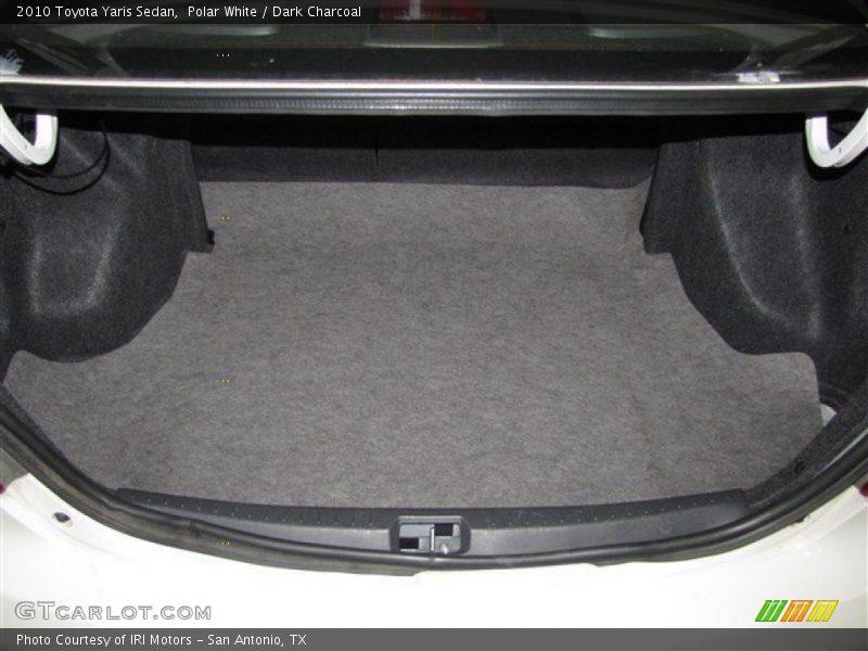 Polar White / Dark Charcoal 2010 Toyota Yaris Sedan