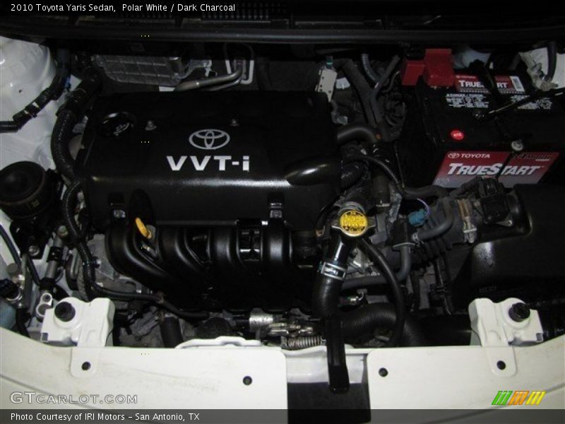 Polar White / Dark Charcoal 2010 Toyota Yaris Sedan