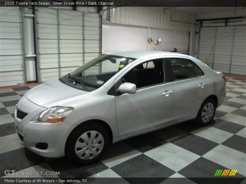 Silver Streak Mica / Dark Charcoal 2010 Toyota Yaris Sedan