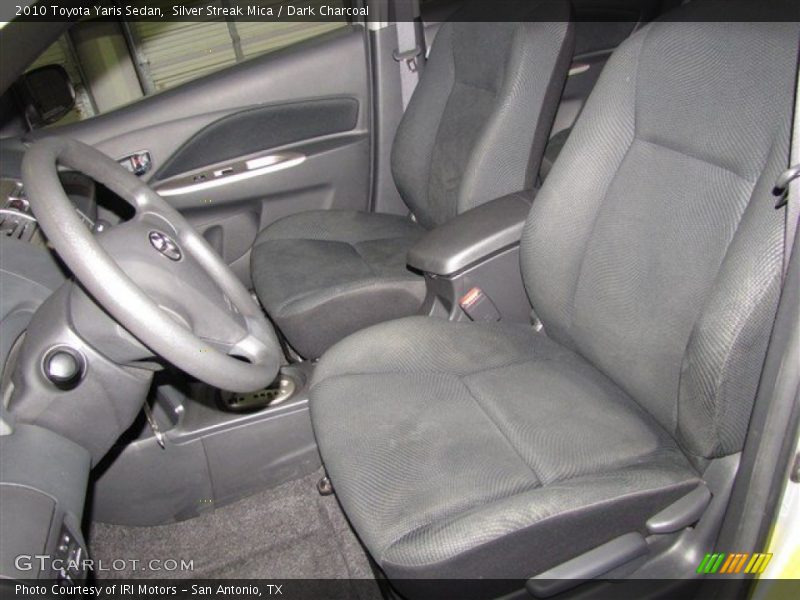 Silver Streak Mica / Dark Charcoal 2010 Toyota Yaris Sedan