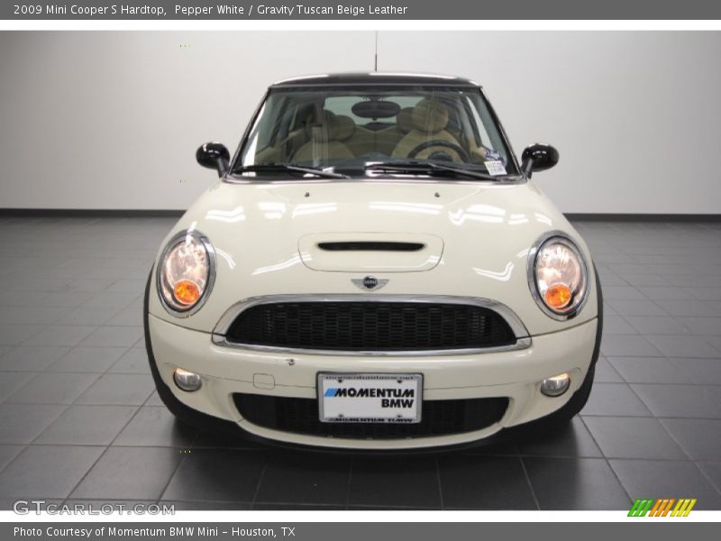Pepper White / Gravity Tuscan Beige Leather 2009 Mini Cooper S Hardtop