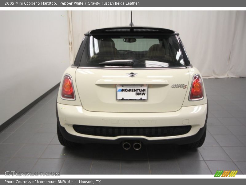 Pepper White / Gravity Tuscan Beige Leather 2009 Mini Cooper S Hardtop