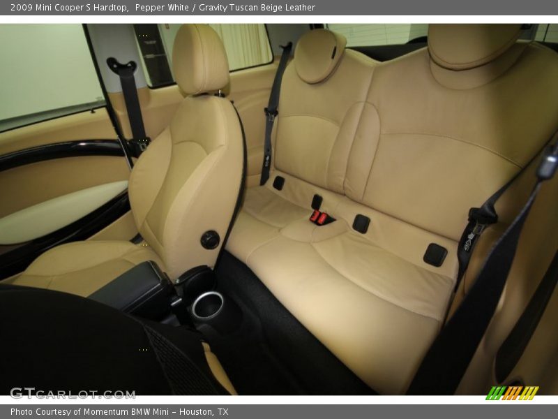 Pepper White / Gravity Tuscan Beige Leather 2009 Mini Cooper S Hardtop