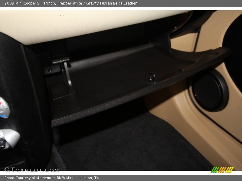 Pepper White / Gravity Tuscan Beige Leather 2009 Mini Cooper S Hardtop