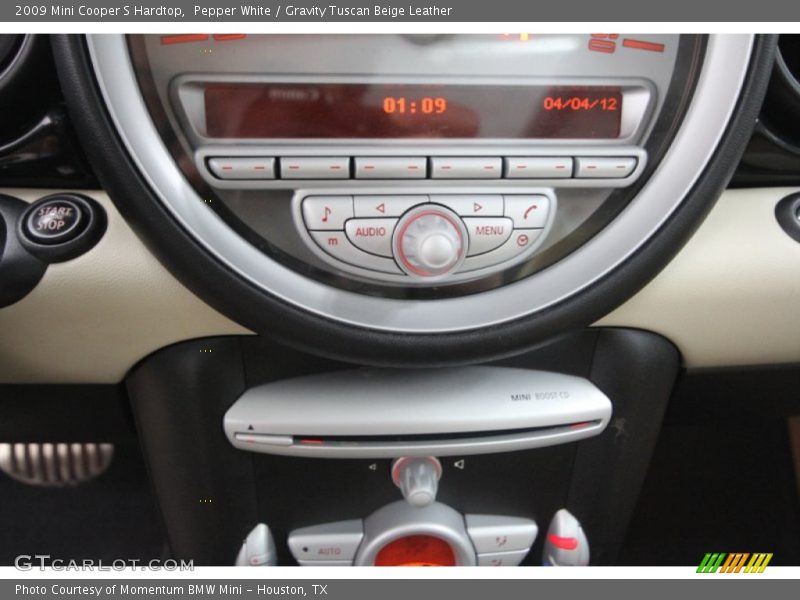 Pepper White / Gravity Tuscan Beige Leather 2009 Mini Cooper S Hardtop