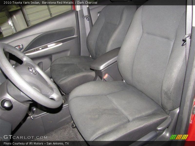 Barcelona Red Metallic / Dark Charcoal 2010 Toyota Yaris Sedan