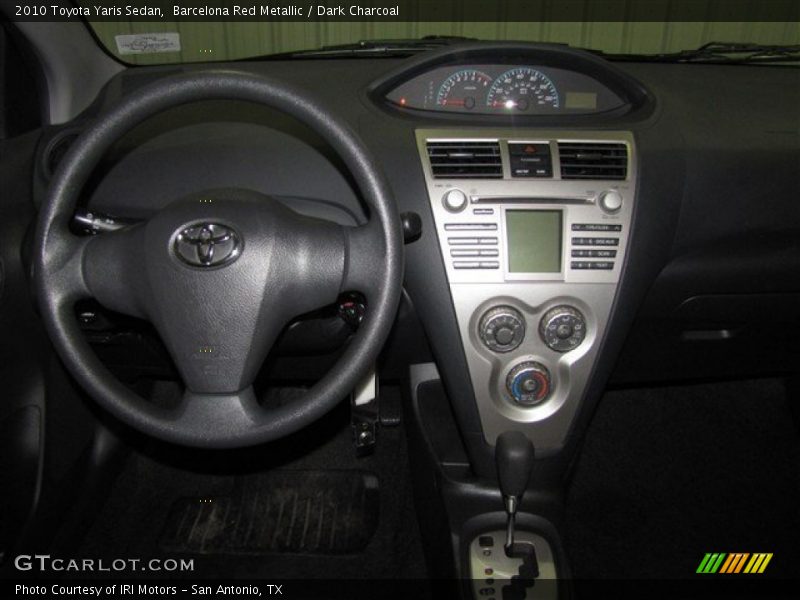 Barcelona Red Metallic / Dark Charcoal 2010 Toyota Yaris Sedan