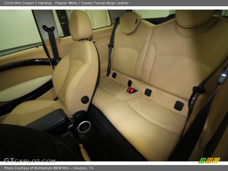 Pepper White / Gravity Tuscan Beige Leather 2009 Mini Cooper S Hardtop