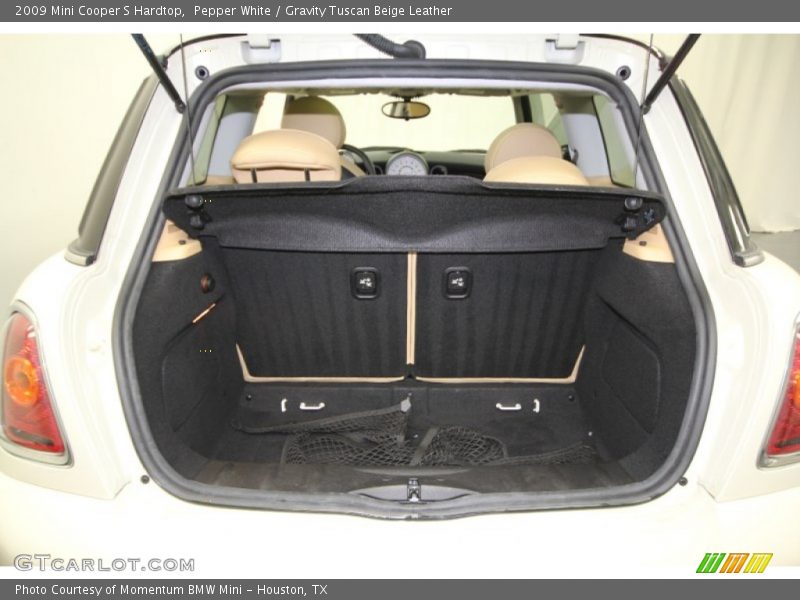 Pepper White / Gravity Tuscan Beige Leather 2009 Mini Cooper S Hardtop