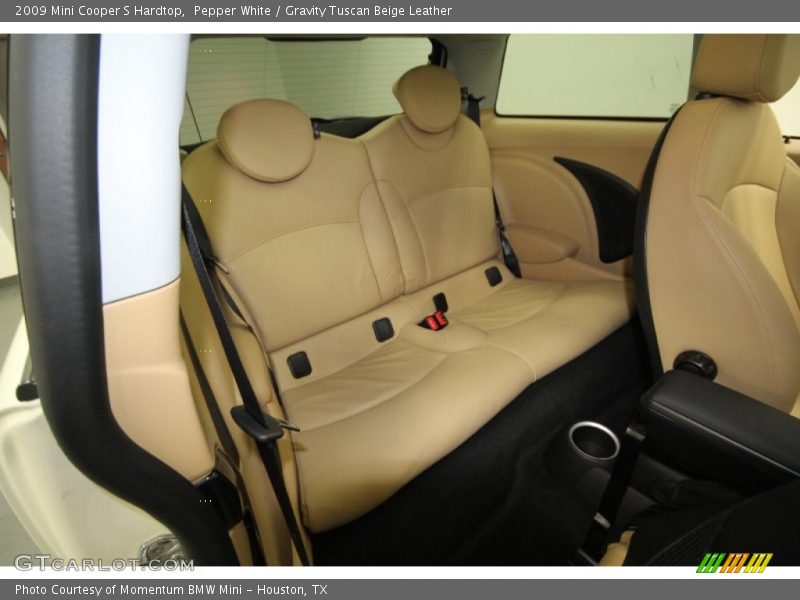 Pepper White / Gravity Tuscan Beige Leather 2009 Mini Cooper S Hardtop