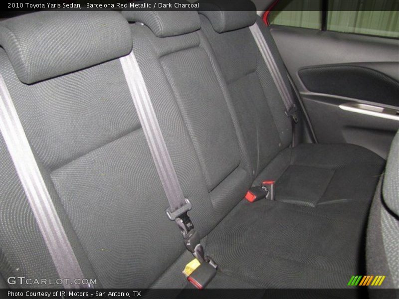 Barcelona Red Metallic / Dark Charcoal 2010 Toyota Yaris Sedan
