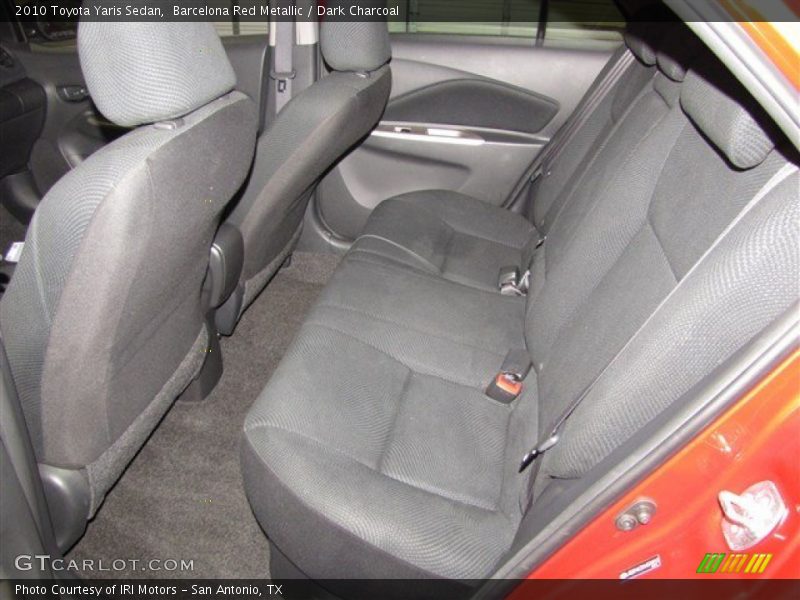 Barcelona Red Metallic / Dark Charcoal 2010 Toyota Yaris Sedan