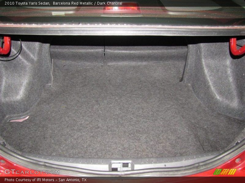 Barcelona Red Metallic / Dark Charcoal 2010 Toyota Yaris Sedan