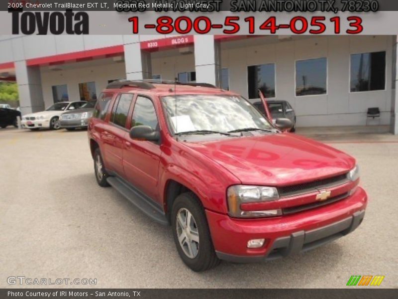 Medium Red Metallic / Light Gray 2005 Chevrolet TrailBlazer EXT LT