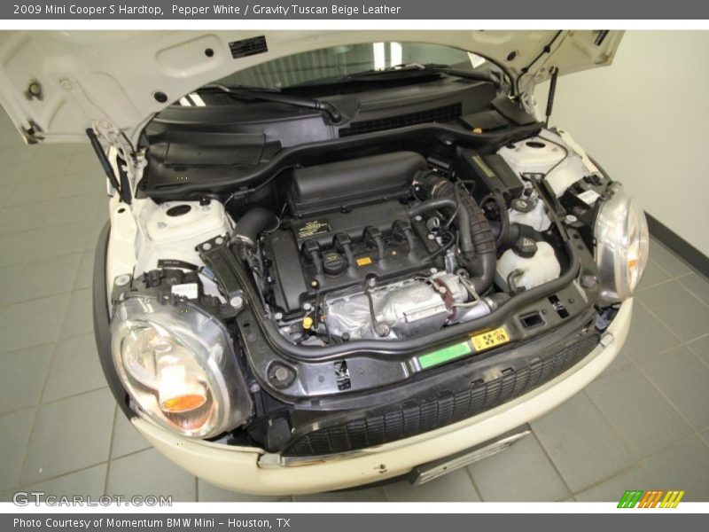 Pepper White / Gravity Tuscan Beige Leather 2009 Mini Cooper S Hardtop