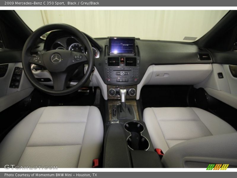 Black / Grey/Black 2009 Mercedes-Benz C 350 Sport