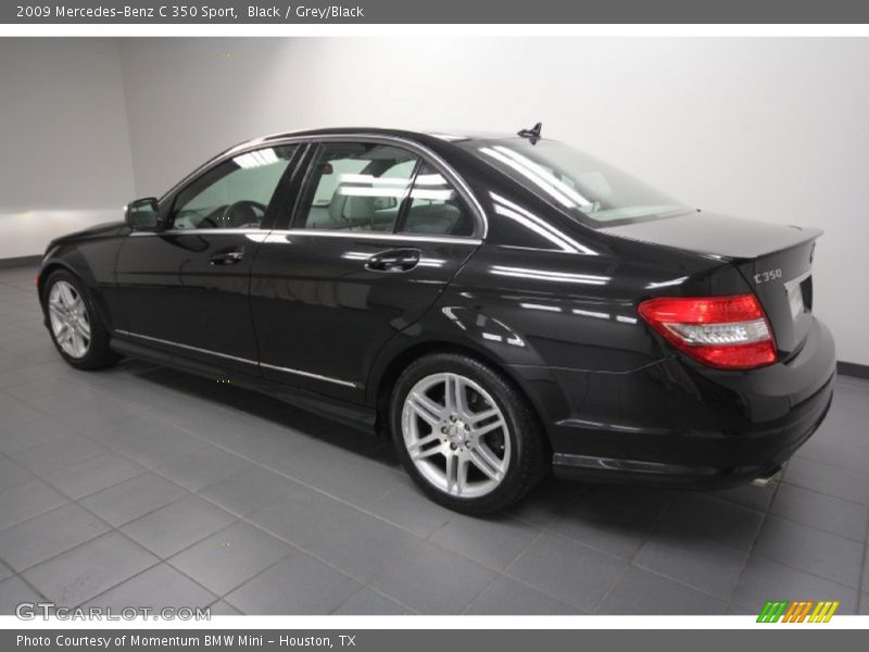 Black / Grey/Black 2009 Mercedes-Benz C 350 Sport