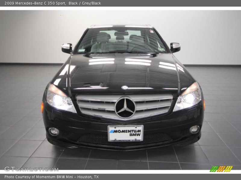 Black / Grey/Black 2009 Mercedes-Benz C 350 Sport