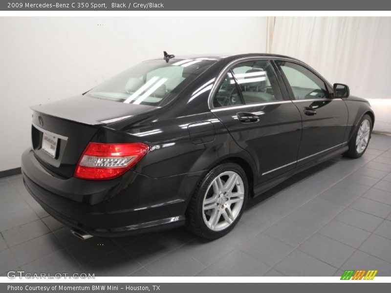 Black / Grey/Black 2009 Mercedes-Benz C 350 Sport