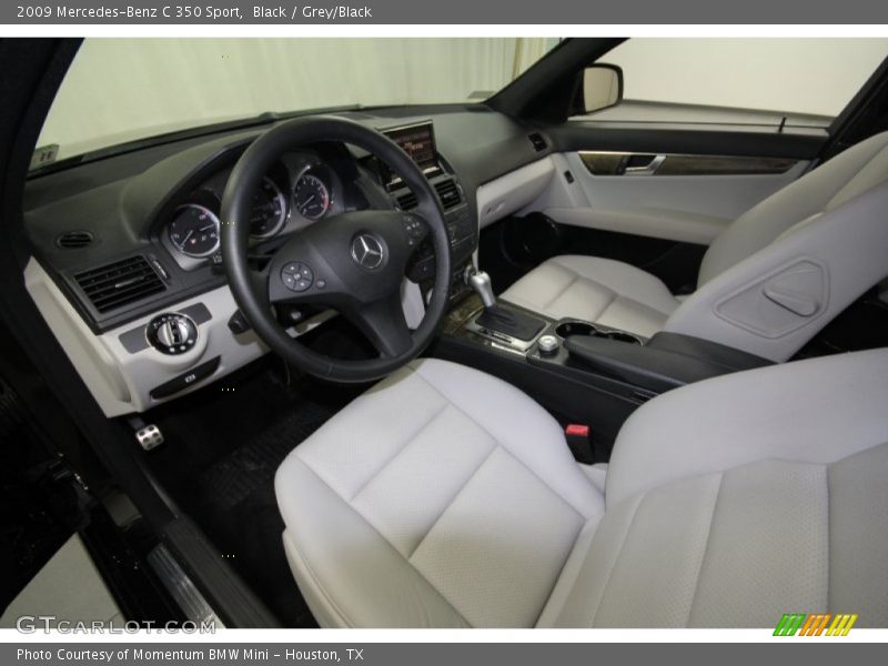 Black / Grey/Black 2009 Mercedes-Benz C 350 Sport