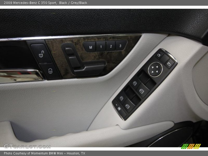Black / Grey/Black 2009 Mercedes-Benz C 350 Sport
