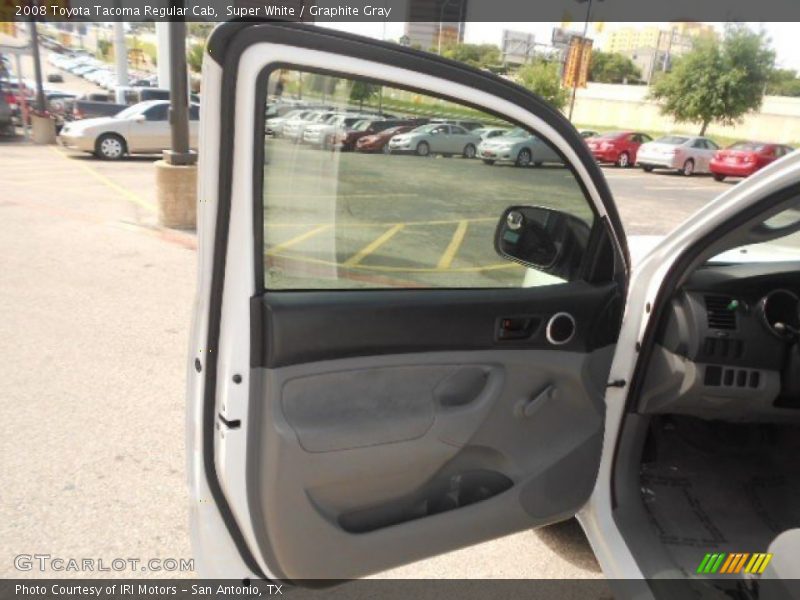 Super White / Graphite Gray 2008 Toyota Tacoma Regular Cab