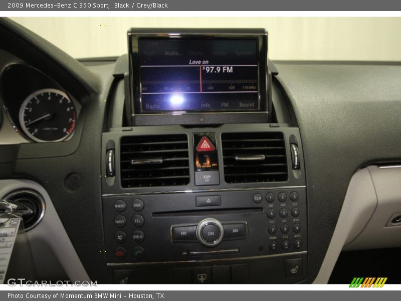 Black / Grey/Black 2009 Mercedes-Benz C 350 Sport
