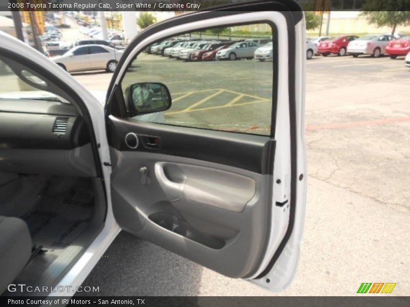 Super White / Graphite Gray 2008 Toyota Tacoma Regular Cab