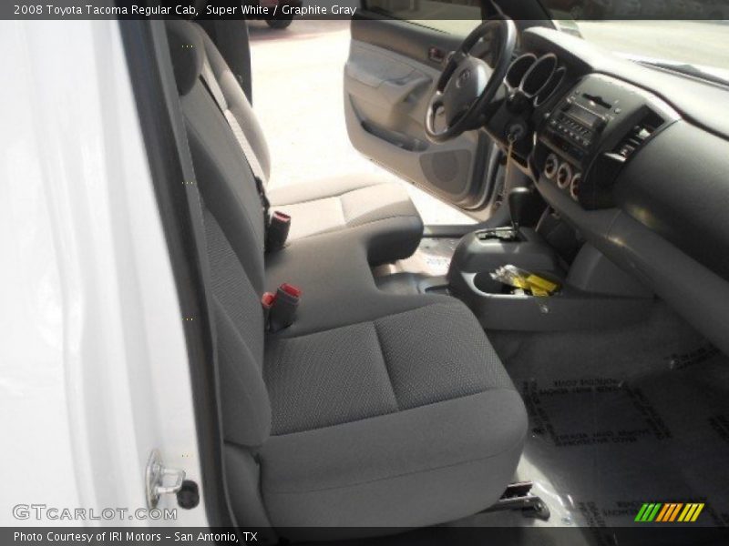 Super White / Graphite Gray 2008 Toyota Tacoma Regular Cab