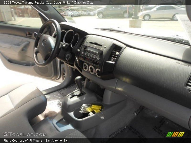 Super White / Graphite Gray 2008 Toyota Tacoma Regular Cab